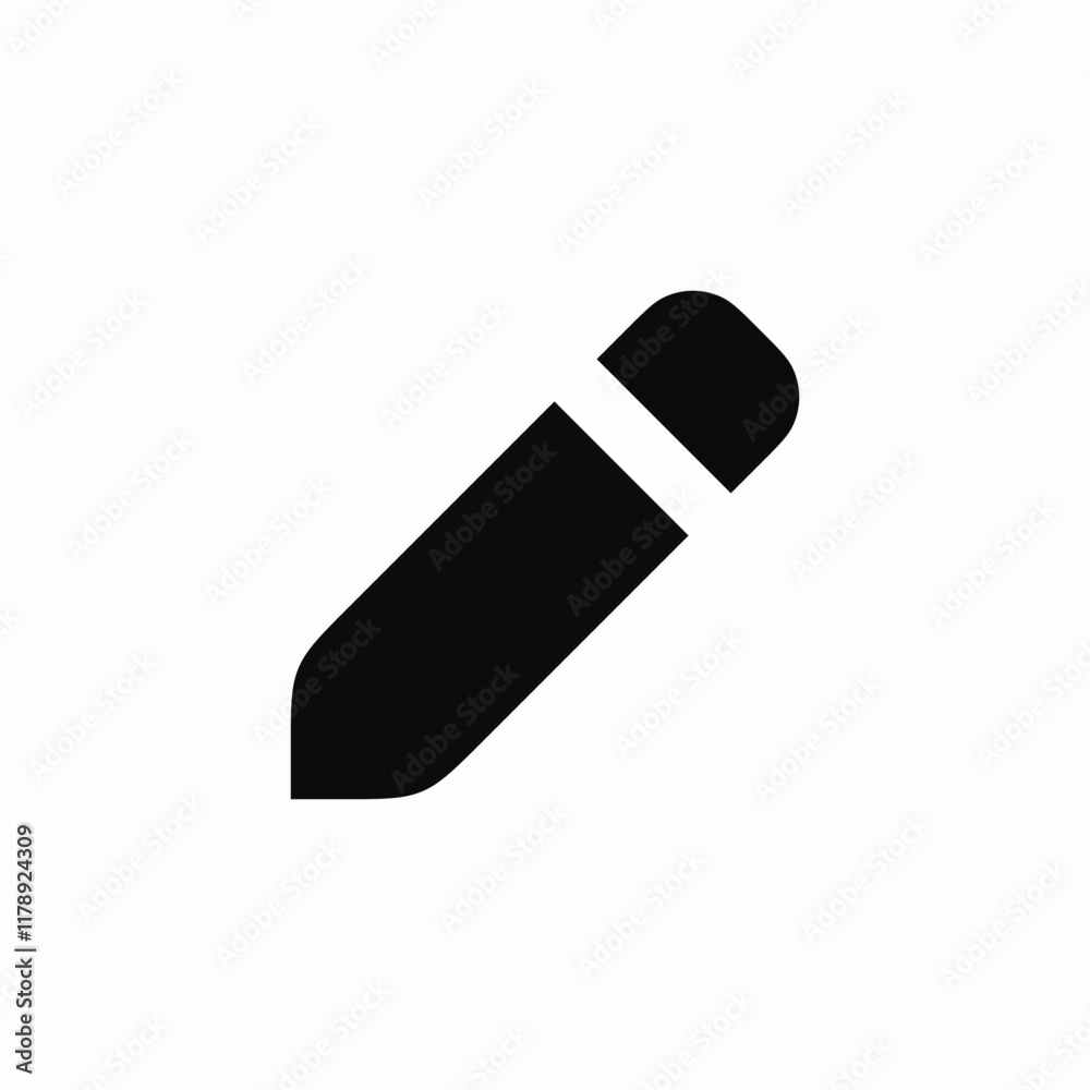 Pencil write drawing icon vector sign Pencil write drawing icon vector sign