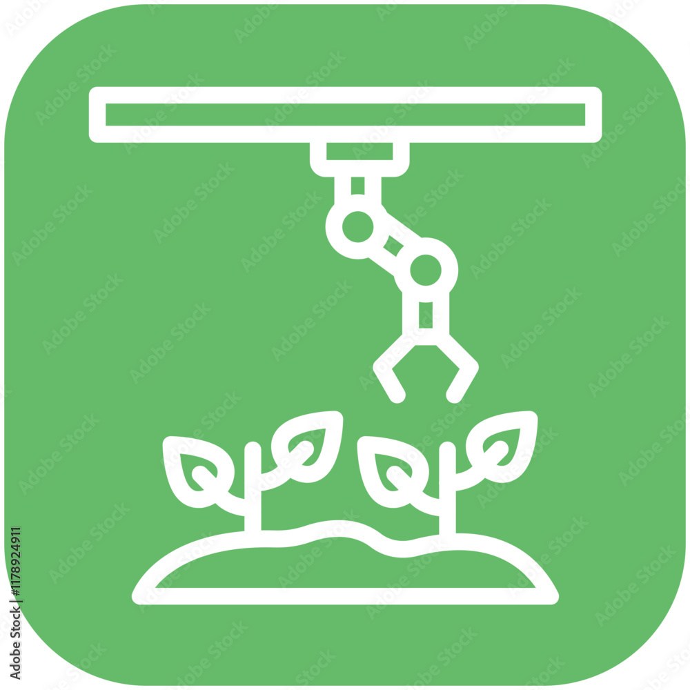 Agricultural Robot vector icon illustration of Robotics iconset. Agricultural Robot vector icon illustration of Robotics iconset.