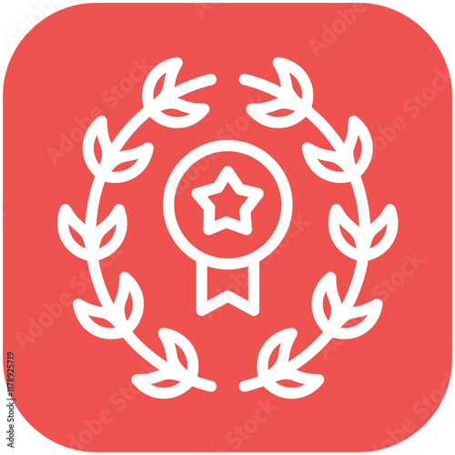 Victory vector icon illustration of Achievements iconset.