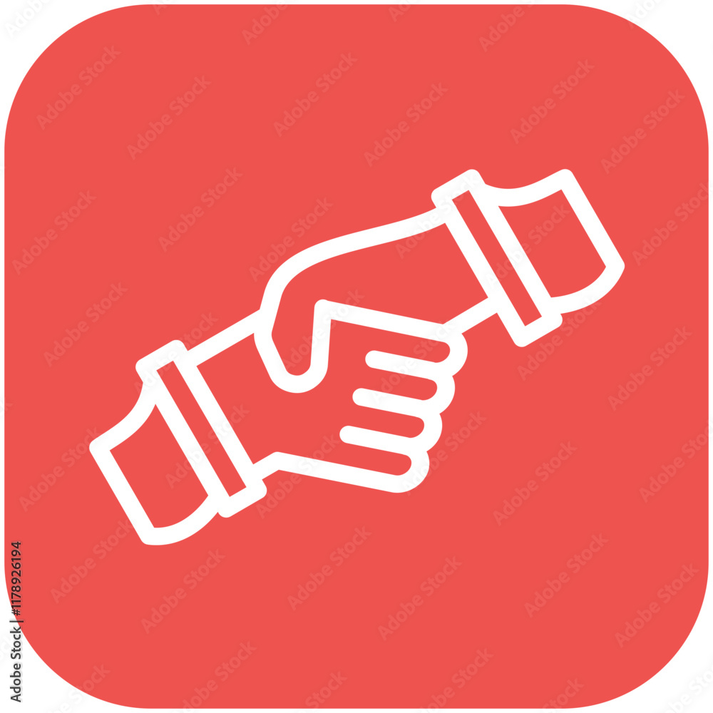 Handshake vector icon illustration of Achievements iconset. Handshake vector icon illustration of Achievements iconset.