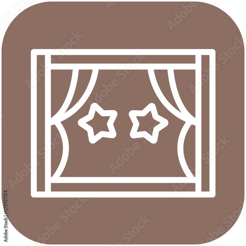 Film Premiere vector icon illustration of Filmmaking iconset.