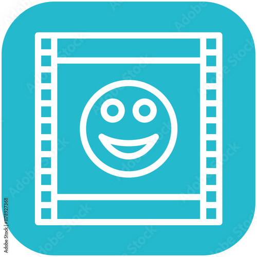 Comedy Film vector icon illustration of Filmmaking iconset.