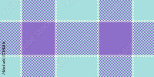 Halloween fabric plaid check, romance background textile vector. Front texture seamless tartan pattern in light and violet colors.