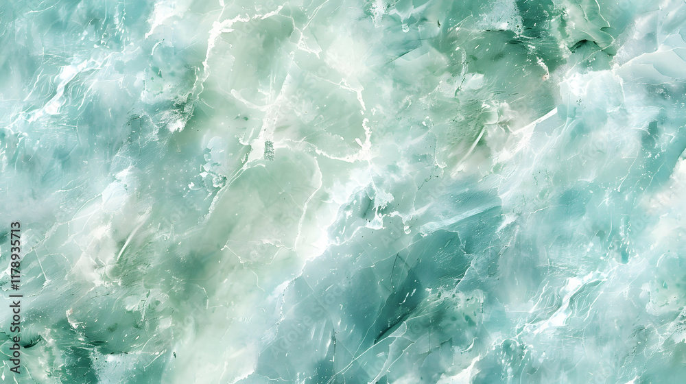 Fototapeta premium Abstract Green Marble Background Illustration