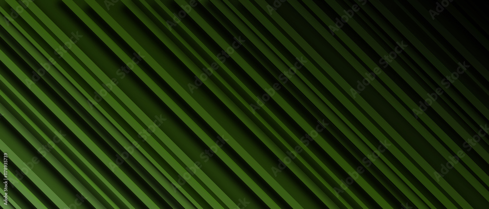 Obraz premium Abstract shape minimalist green background 