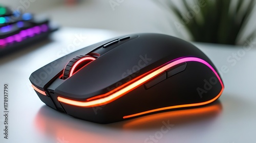 Ergonomic wireless computer mouse with adaptive tracking
