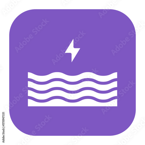 Streams icon vector image. Can be used for Natural Resources.