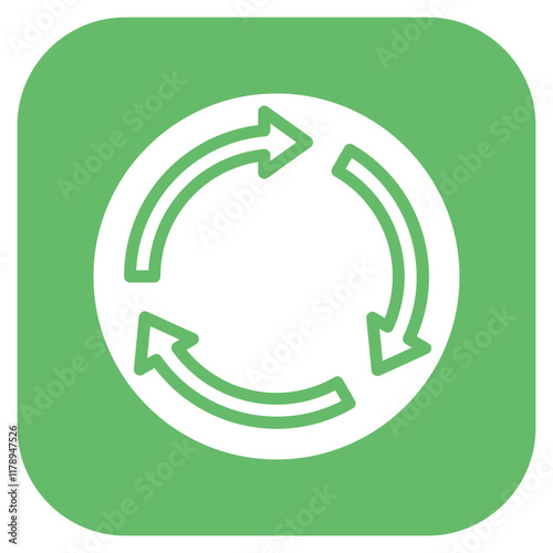 Recycle icon vector image. Can be used for Upcycling.