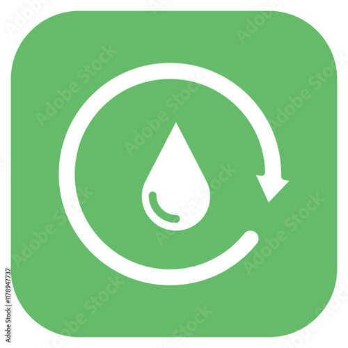 Reuse icon vector image. Can be used for Upcycling.