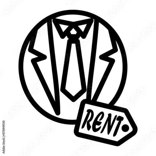 tuxedo Line Icon