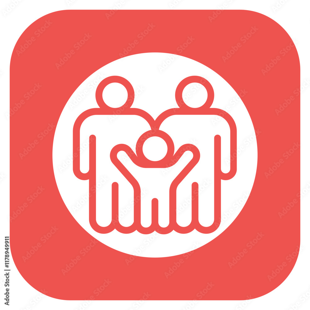 Family Values icon vector image. Can be used for Grandparents. Family Values icon vector image. Can be used for Grandparents.