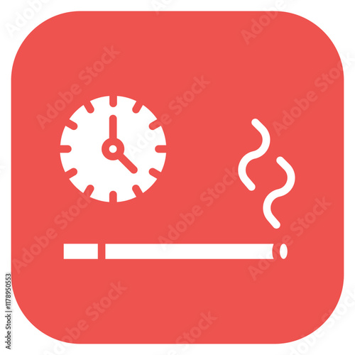 Cigarette Break icon vector image. Can be used for Quit Smoking.