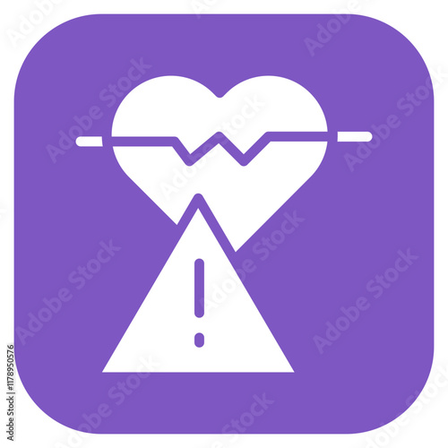 Health Warning icon vector image. Can be used for Quit Smoking.