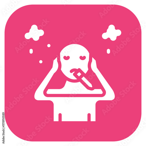 Nicotine Withdrawal icon vector image. Can be used for Quit Smoking.