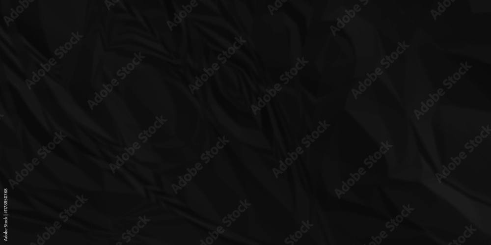 Black crumple paper texture . Black wrinkled paper texture. Black paper texture . Black crumpled and top view textures can be used for background of text or any contents . Black crumple paper texture . Black wrinkled paper texture. Black paper texture . Black crumpled and top view textures can be used for background of text or any contents .