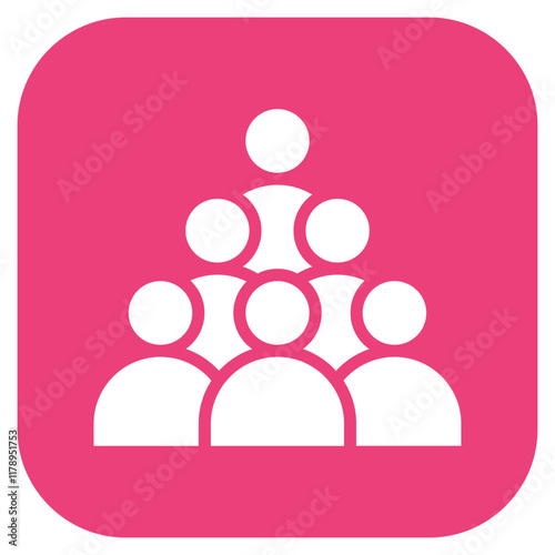 Crowd icon vector image. Can be used for Nightclub.