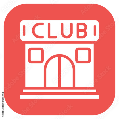 Nightclub Atmosphere icon vector image. Can be used for Nightclub.