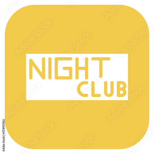 Nightclub Logo icon vector image. Can be used for Nightclub.