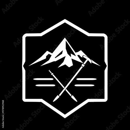 Mountain Peak Badge  photo