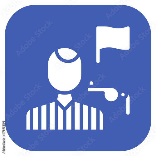 Boxing Referee icon vector image. Can be used for Boxing.