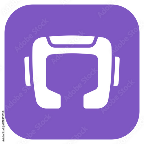 Headgear icon vector image. Can be used for Boxing.