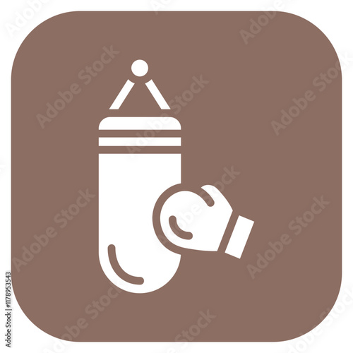 Knockout icon vector image. Can be used for Boxing.