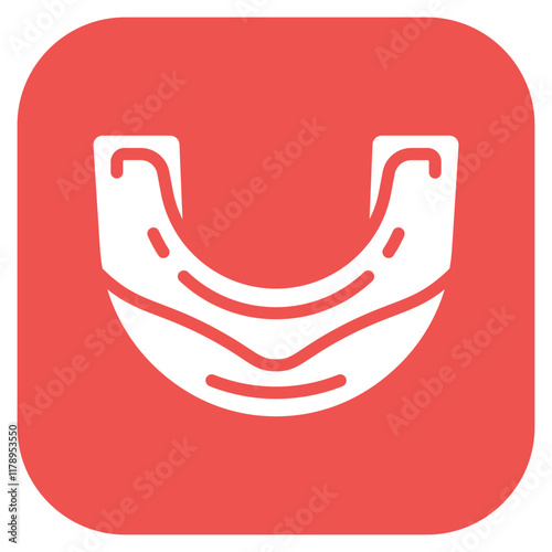 Mouthguard icon vector image. Can be used for Boxing.