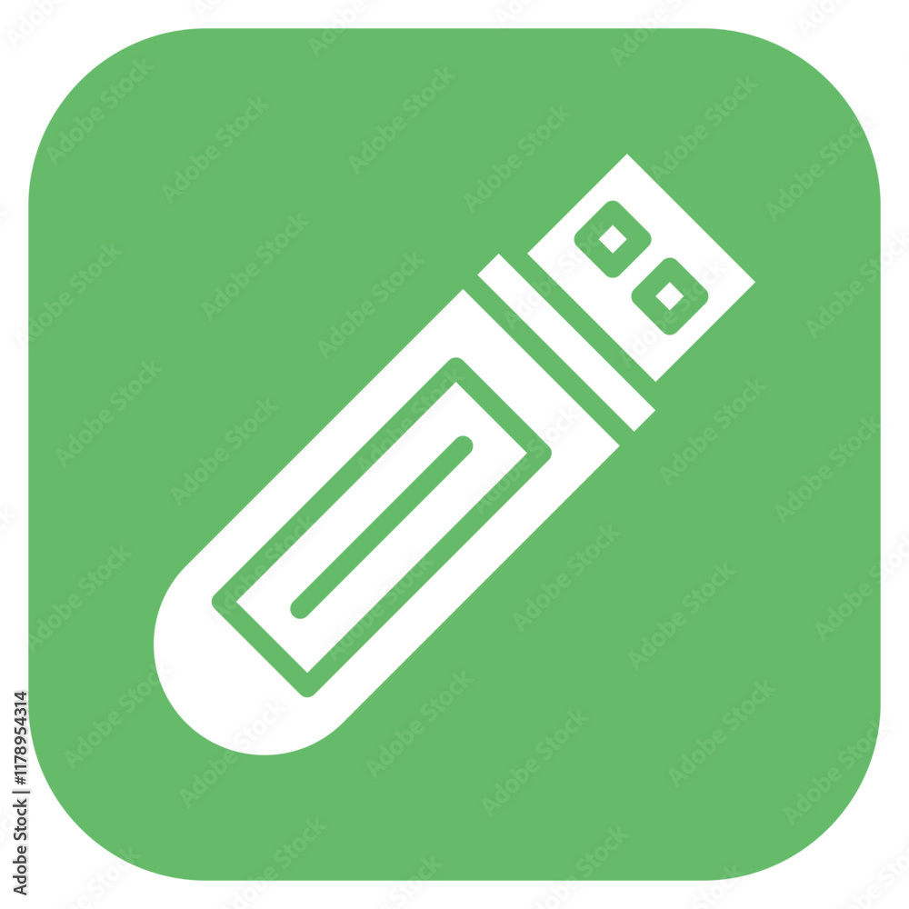 USB Flash Drive icon vector image. Can be used for Data Storage. USB Flash Drive icon vector image. Can be used for Data Storage.