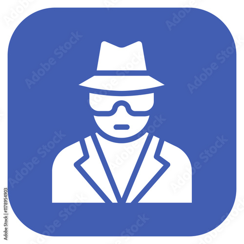 Spy icon vector image. Can be used for Private Detective.