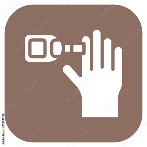Blood Sugar Test icon vector image. Can be used for World Diabetes Day.