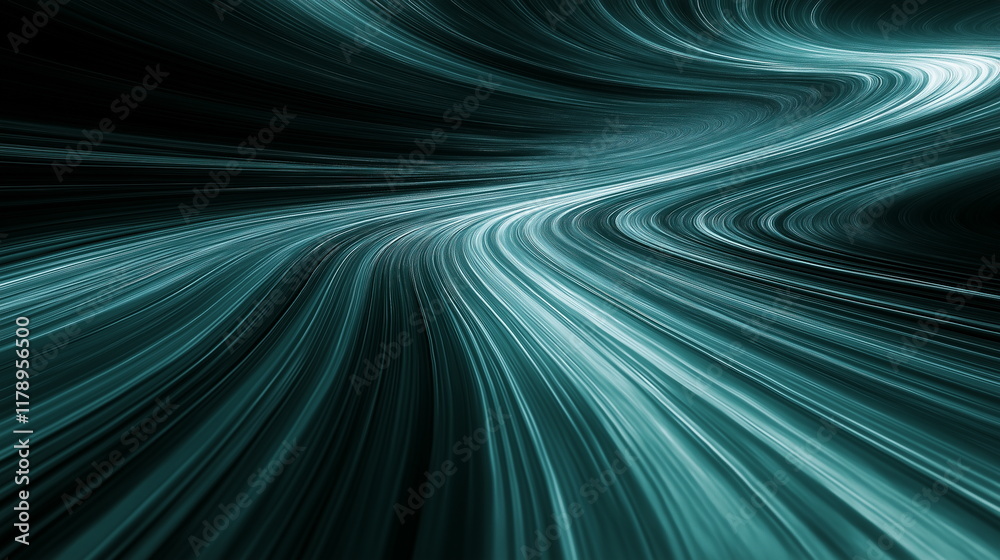 Fototapeta premium Harmony of forms and textures. Transition Gradual shift of elements in space. Alg_003