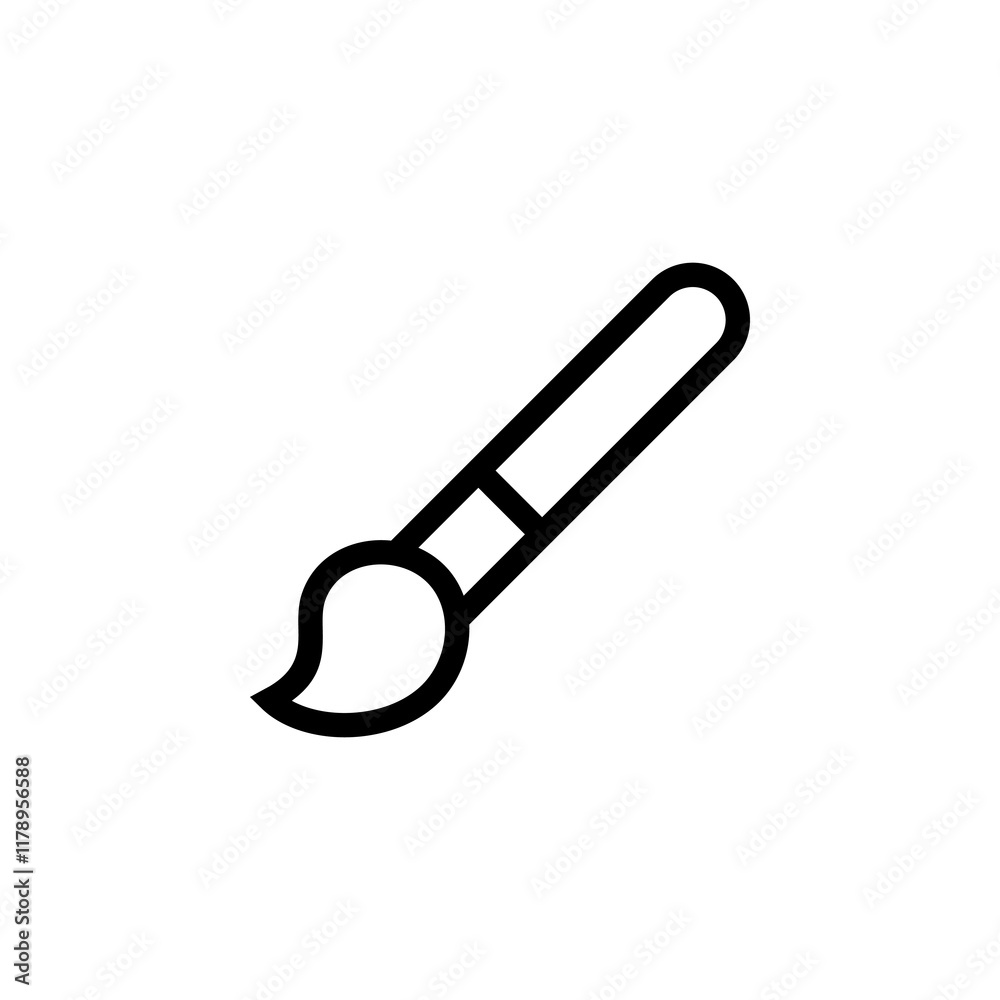 paintbrush icon sign vector design paintbrush icon sign vector design