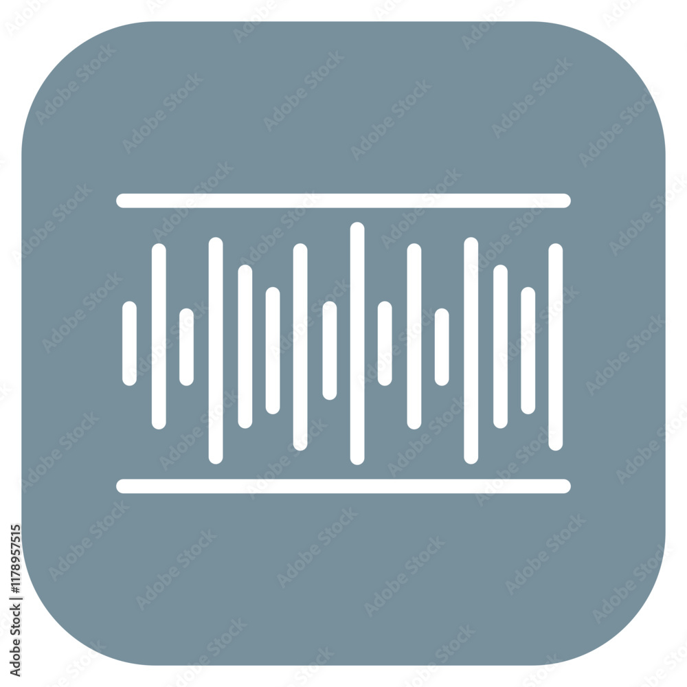 Audio Signal icon vector image. Can be used for Voice Recognition. Audio Signal icon vector image. Can be used for Voice Recognition.