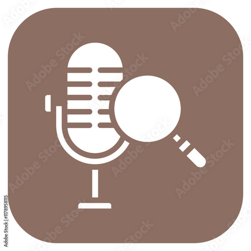 Voice Search icon vector image. Can be used for Voice Recognition.