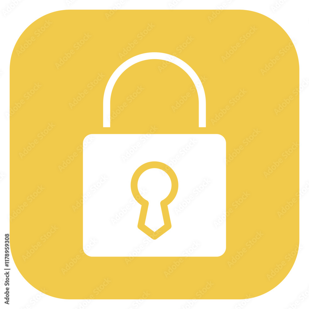 Travel Lock icon vector image. Can be used for Travel Packaging. Travel Lock icon vector image. Can be used for Travel Packaging.