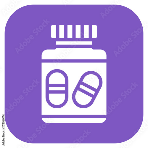 Psychotropic Medication icon vector image. Can be used for Psychiatry.