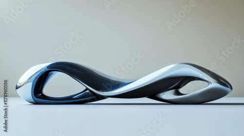 Abstract, futuristic, smooth, modern, sculpted,  flowing,  form,  bench,  design,  sculpture,  art,  piece,  contemporary,  geometric,  shape,  stylish,  unique,  minimalist,  luxury,  elegant,  smoot photo