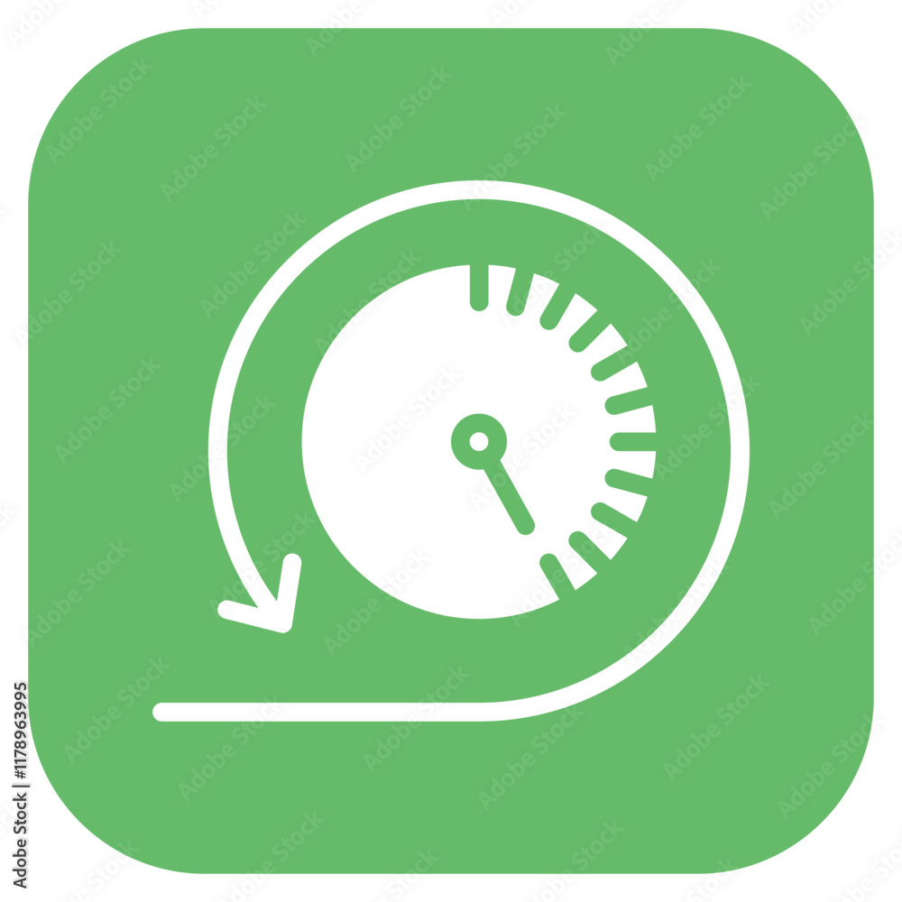 Sprint Cycle icon vector image. Can be used for Scrum Development.