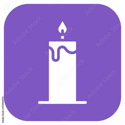 Candlelight icon vector image. Can be used for Honeymoon.