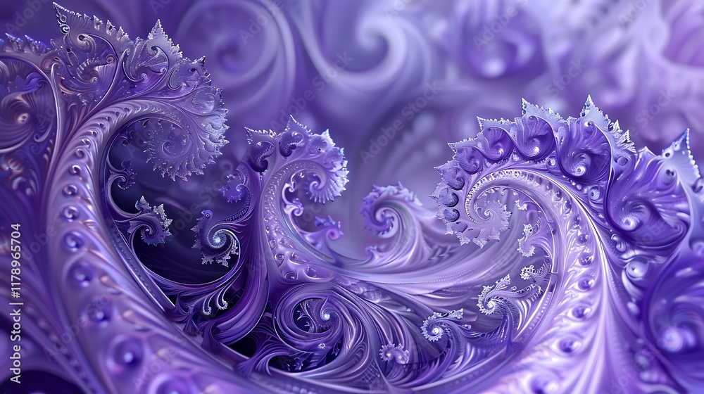 Abstract curly tendrils purple background Abstract curly tendrils purple background