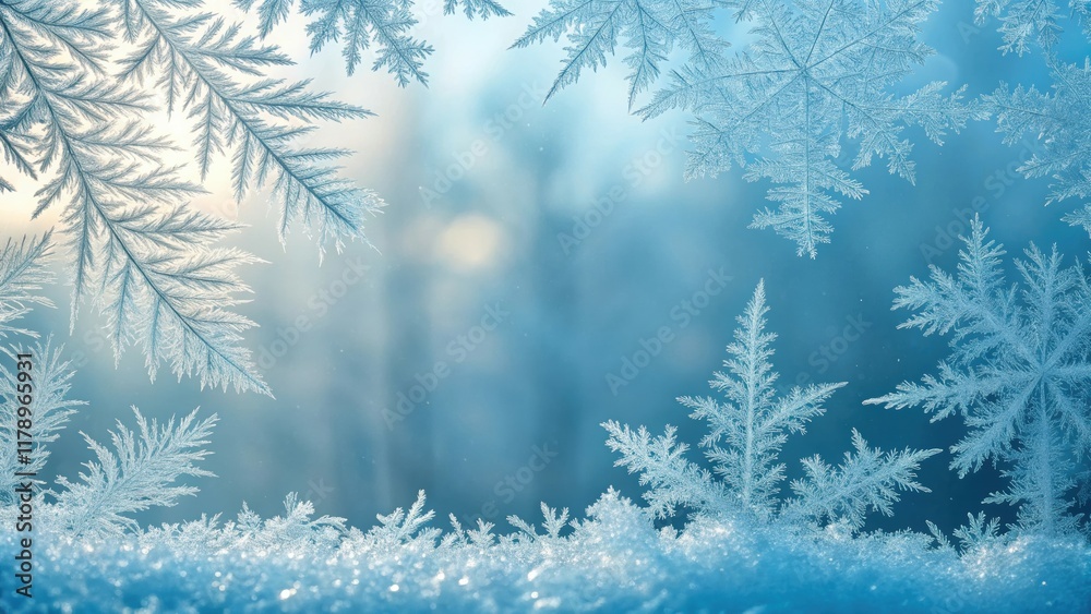 Frosted Blue Glass Effect Background with Soft Lighting Frosted Blue Glass Effect Background with Soft Lighting