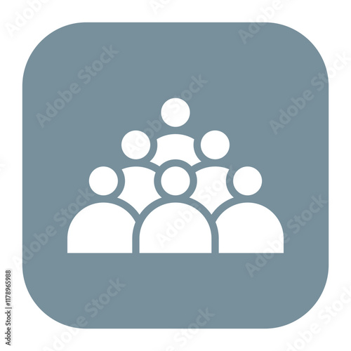 Audience icon vector image. Can be used for Podcast.