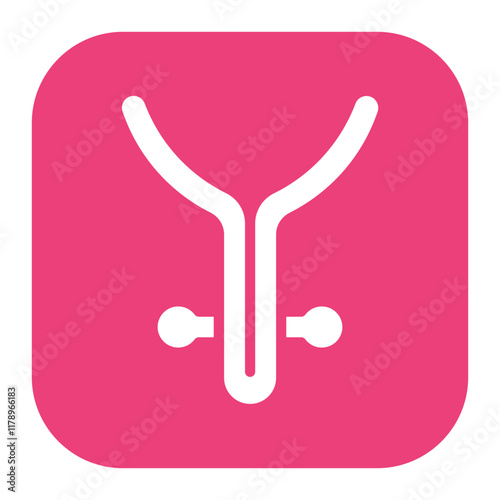 Antibody icon vector image. Can be used for Biotechnology .