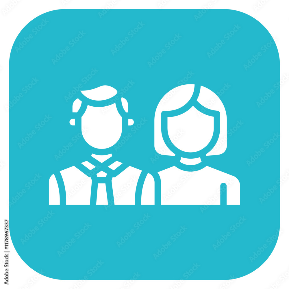 Parents icon vector image. Can be used for Family.