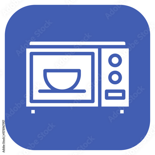 Microwave icon vector image. Can be used for Food Processing.