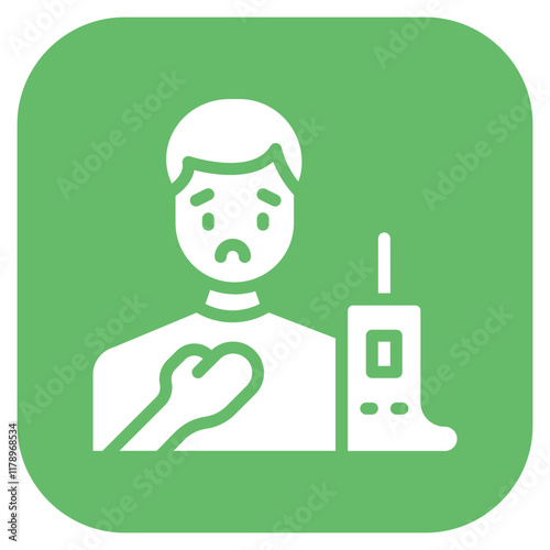 Diabetic Emergency icon vector image. Can be used for Diabetes.