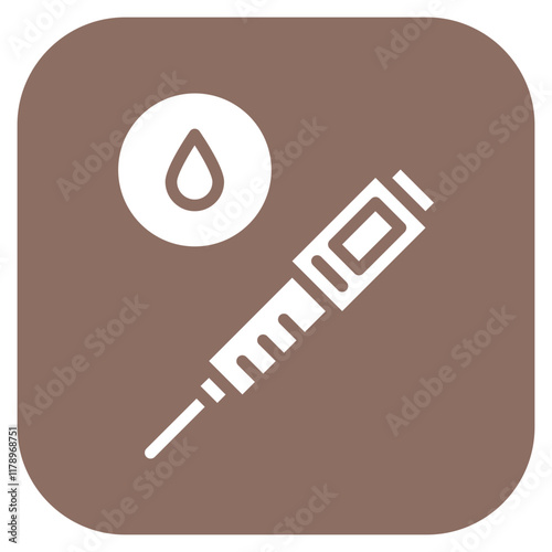 Insulin Pen icon vector image. Can be used for Diabetes.