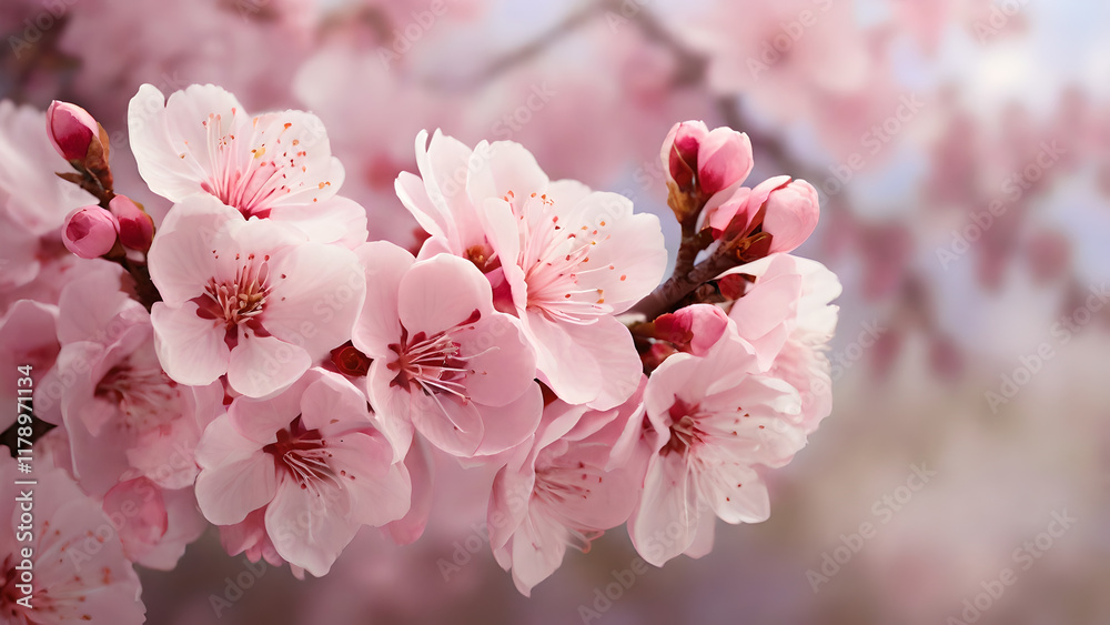 Obraz premium pink flowers