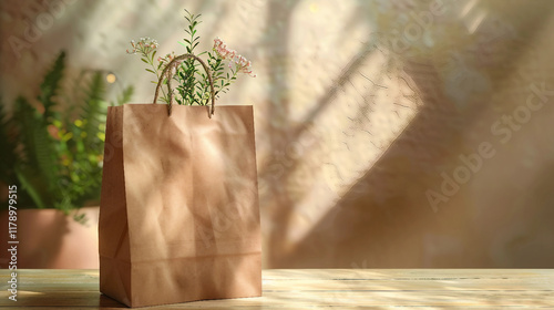 The Eco-Friendly Choice: Biodegradable Paper Bag for a Cleaner Planet at the End of Every Title photo