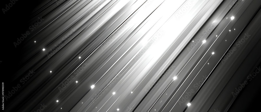Abstract grayscale diagonal lines with sparkles. Abstract grayscale diagonal lines with sparkles.